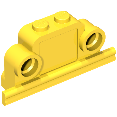 Lego Brick Curved 1 x 4 x 2 Fabuland Bell Shape with Headlights / Yellow