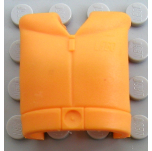 Lego Belville, Equipment, Life Jacket, Adult Figure Size / Medium Orange