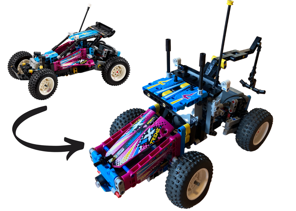 Lego Tow Truck from Lego Technic 42124 Off-Road Buggy/Alternative Build/Model D