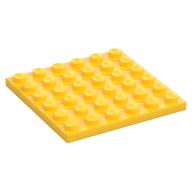 Lego Plate 6 x 6 / Yellow