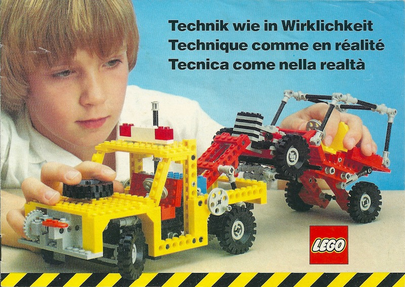 Lego 1982 Medium Technic Italian / French (115307/115407 - (I/F))