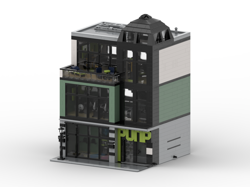 Lego Pump Fitnesscenter 32 x32 Baseplate Version