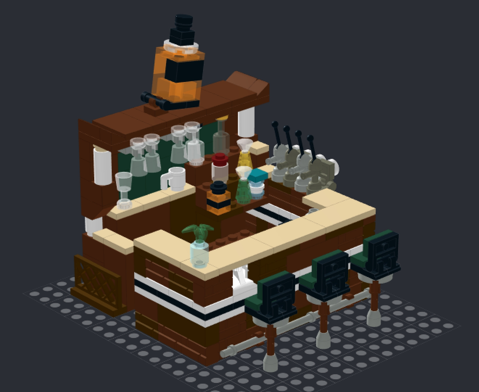 Lego Cocktail Bar