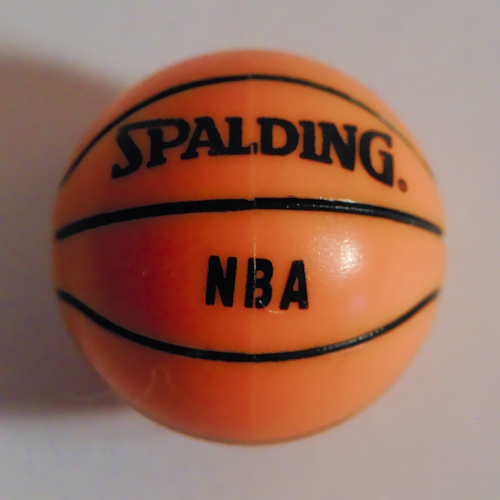 Lego Sports Basketball with 'SPALDING NBA' Print / Orange