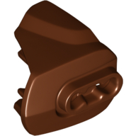 Lego Large Figure Limb Cover, Size 3, Armor with Ball Joint Socket / Reddish Brown