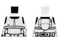 Lego Torso SW Detailed Armor Scout Trooper Pattern / White