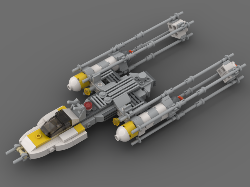 Lego Y-wing (Original Trilogy) Midi Scale