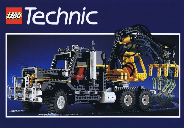 Lego 1992 Large Technic French Foldout 26 x 18 cm (922851-F)