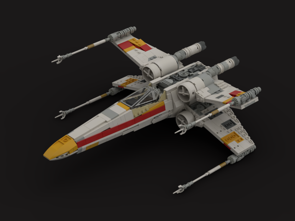 Lego Red 2 Wedge Antilles T-65 x wing Starfighter