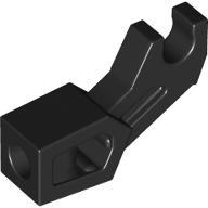 Lego Arm Mechanical with Clip [Thick Support] / Black