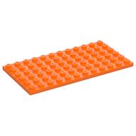 Lego Plate 6 x 12 / Orange