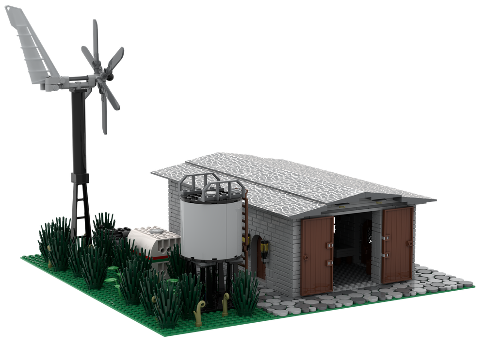 Lego Outback Shed with Workshop