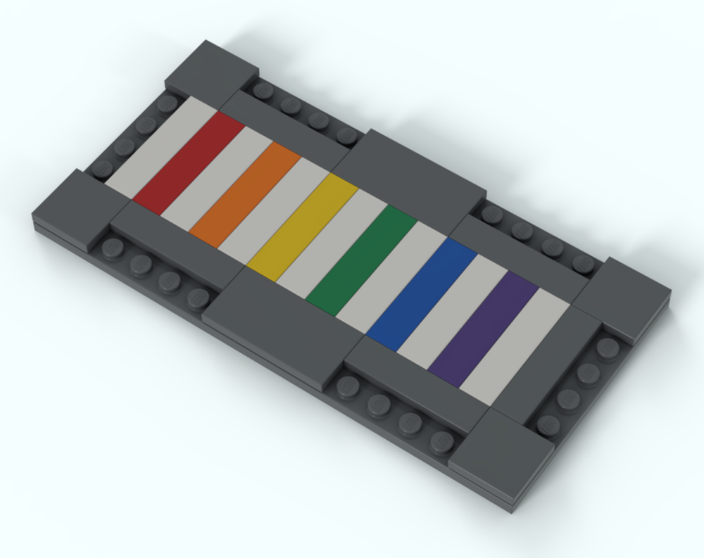 Lego Pride Crosswalk Replacement