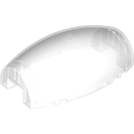Lego Windscreen 10 x 6 x 3 Bubble Canopy Double Tapered with Square Front Cutout / Trans-Clear