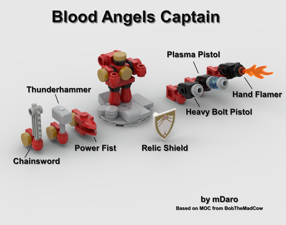Lego Blood Angels Captain