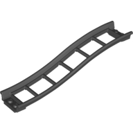 Lego Vehicle Track, Roller Coaster Ramp Small, 3 Bricks Elevation / Black
