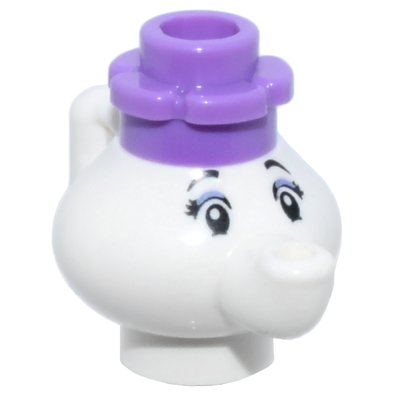 Lego Mrs. Potts, Medium Lavender Lid