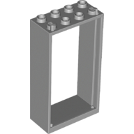 Lego Door Frame 2 x 4 x 6 / Light Bluish Gray