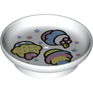 Lego Duplo Dish with Cakes Print