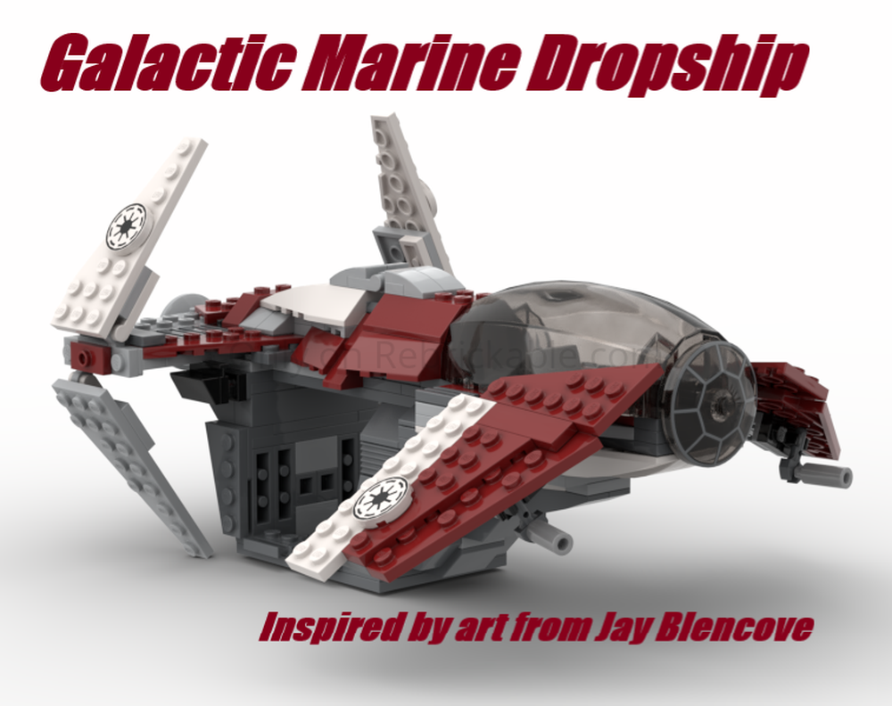 Lego Galactic Marine Dropship LAS
