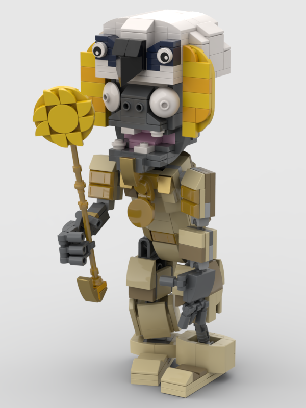Lego PVZ 2 Ra zombie