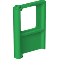 Lego Door 1 x 4 x 5 Train Right / Green