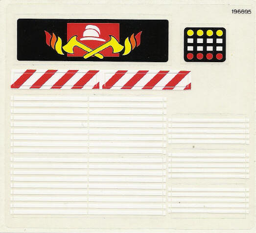 Lego Sticker Sheet for Set 6385-1