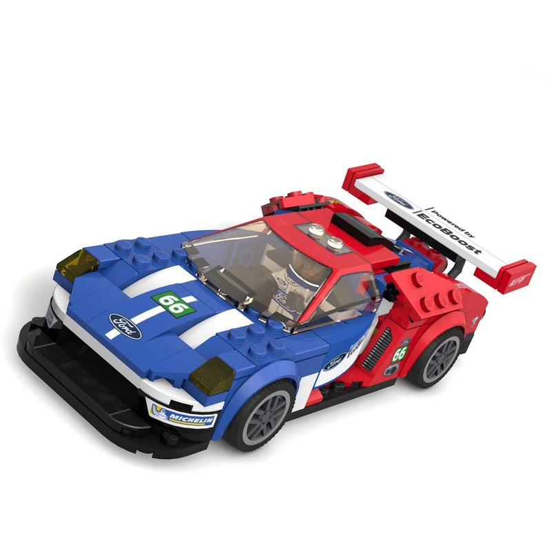Lego 2016 Ford GT in 8 Stud Wide Style
