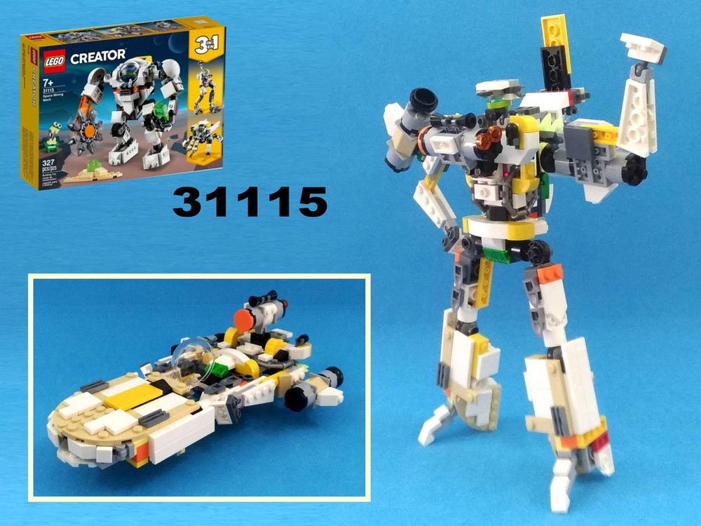 Lego Transformer Hover Speeder from LEGO Creator 31115: Space Mining Mech