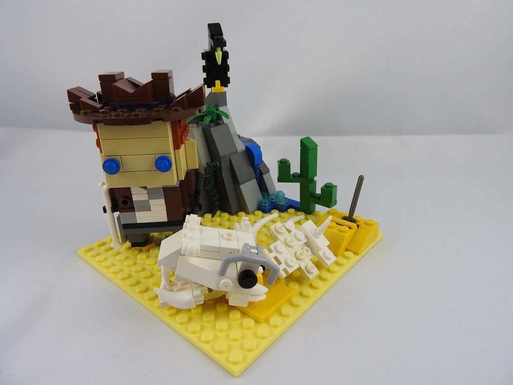 Lego Brickhead Archeolog