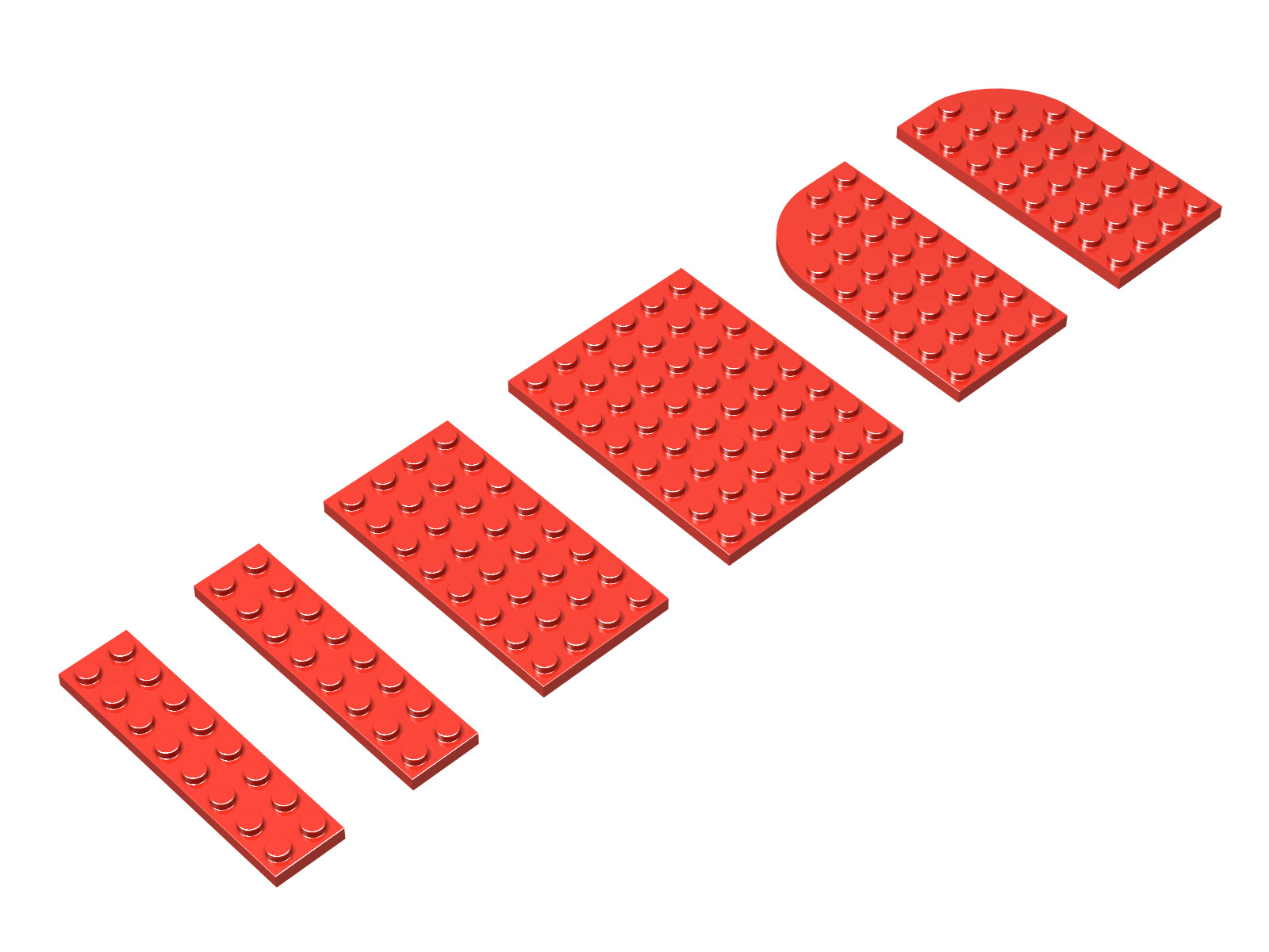 Lego Mixed Plates Parts Pack