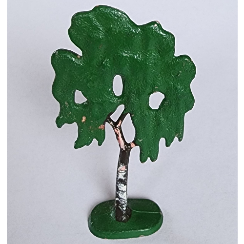 Lego Plant, Tree Flat Birch painted with solid base / Green