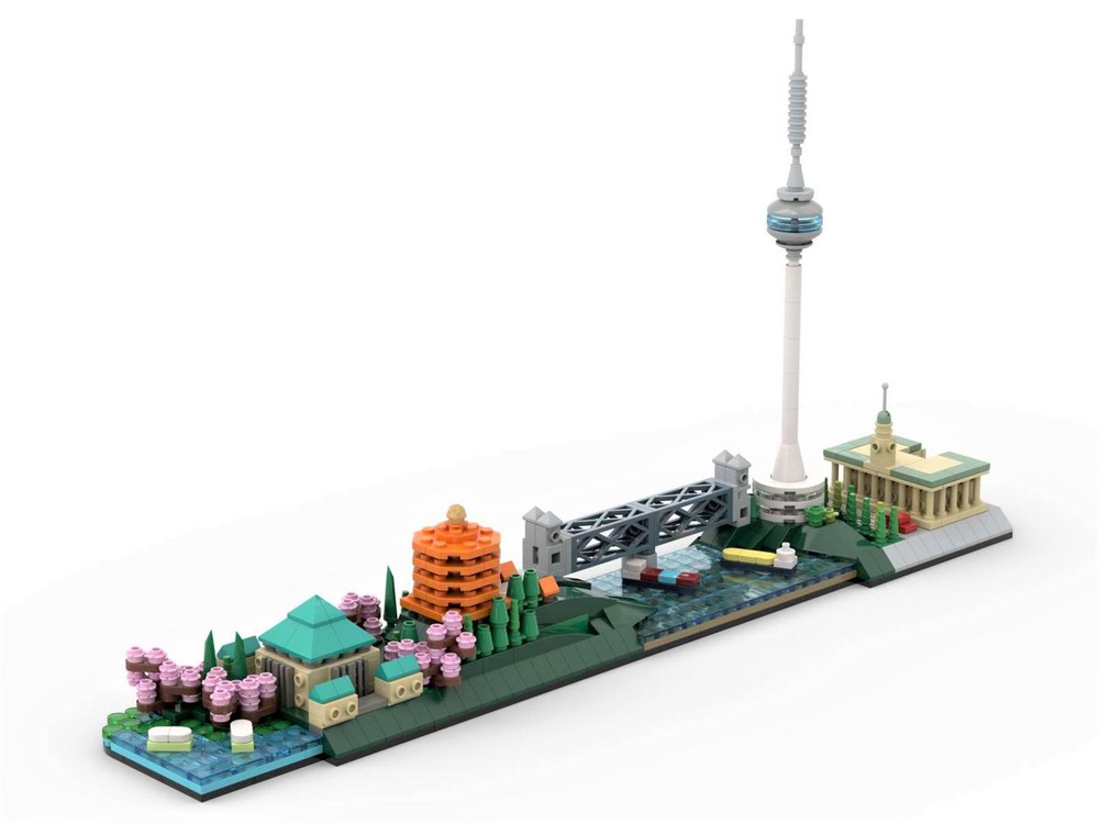 Lego Miniature Skylines - Wuhan, China