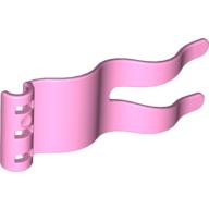 Lego Duplo Flag Wavy 2 x 5 with Slits / Bright Pink