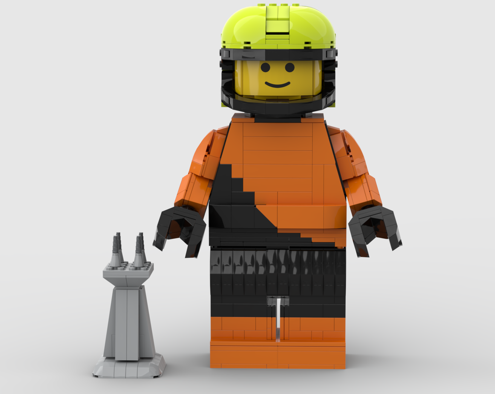 Lego Up-Scaled Lando Norris Figure