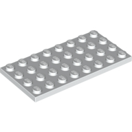 Lego Plate 4 x 8 / White