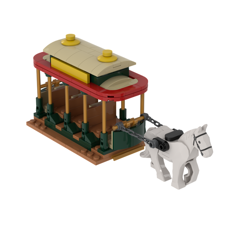 Lego Main Street U.S.A. Horse-Drawn Street Car