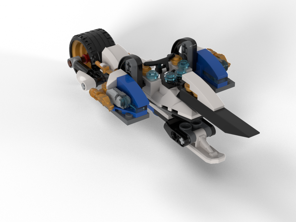 Lego zane's ice snowmobile 2.0