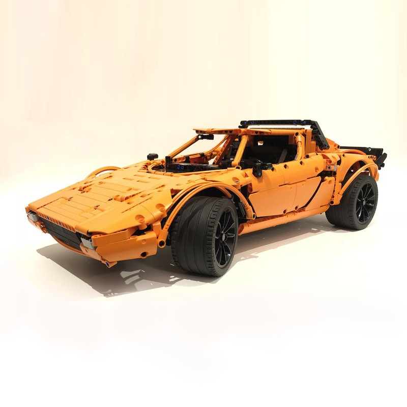 Lego 1974 Lancia Stratos Stradale HF - An alternate build for 42056 Porsche GT3 RS