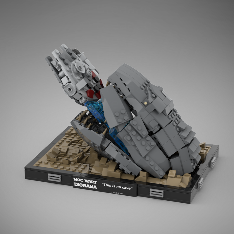 Lego Escaping the Asteroid (Diorama Collection - Episode 5)