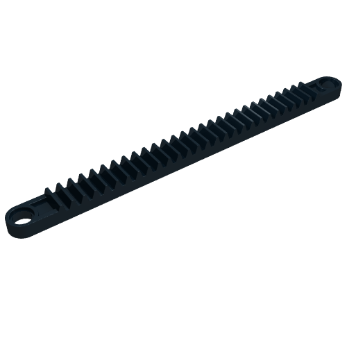 Lego Technic Gear Rack 1 x 14 with Holes / Black