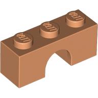 Lego Brick Arch 1 x 3 / Nougat