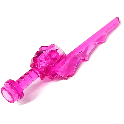 Lego Weapon Sword Crystalized with Hilt and Pin