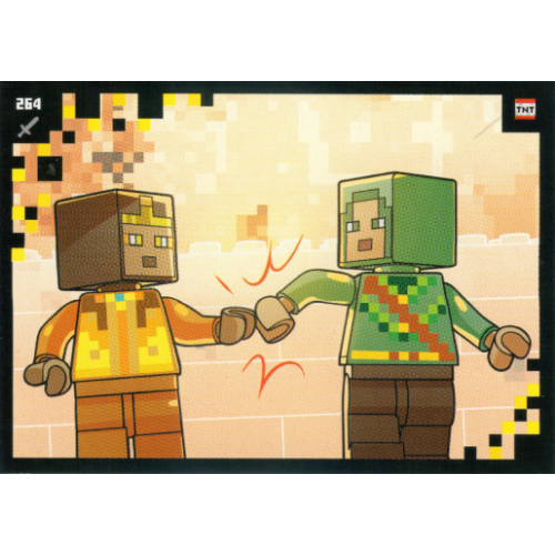 Lego Trading Card, Minecraft Series 2 Boom-Bastic, Standard Card - Fist Bump / [No Color/Any Color]