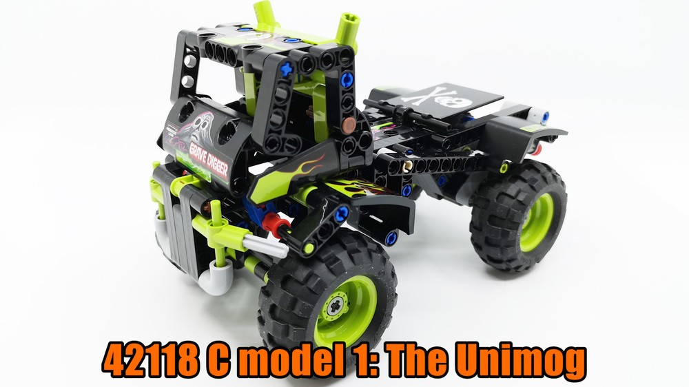 Lego 42118 Monster Jam® Grave Digger® C model 1: The Unimog