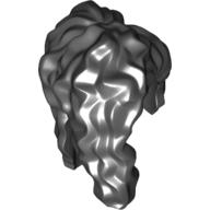 Lego Hair Long with Part over Face / Black