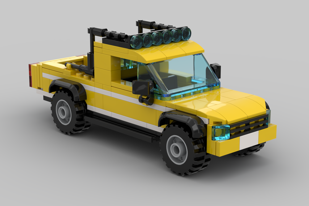 Lego yellow ute