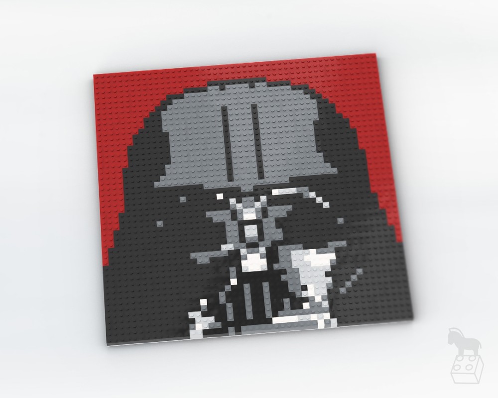 Lego Dark Lord Vader Brick Art Mosaic