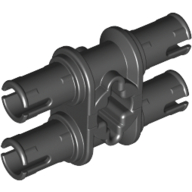 Lego Technic Pin Double with Axle Hole / Black