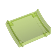 Lego Stunt Ramp Section 30° / Trans-Bright Green